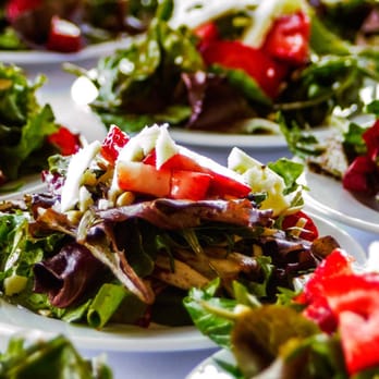 Forgeron Cellars - a variety of salads - Wineries Near Me - Walla Walla, Washington