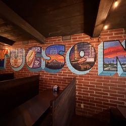 Aqui Con El Nene - Mural inside the dinning room
