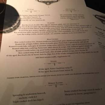 Social Eating House - Dinner menu Feb 2019 - British Near Me - London, XGL Social Eating House - Dinner menu Feb 2019 - British Near Me - London, XGL