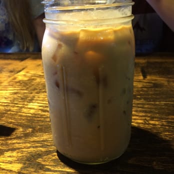 The Buff Restaurant - Iced Latte. Everything tastes better in mason jar. - Breakfast & Brunch Near Me - Boulder, Colorado