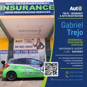 TREJO Insurance & Auto Registration - 546 S Imperial Ave, Calexico, CA, 92231 - Auto Insurance Near Me - Calexico, California TREJO Insurance & Auto Registration - 546 S Imperial Ave, Calexico, CA, 92231 - Auto Insurance Near Me - Calexico, California