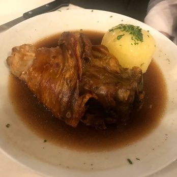 Zum Augustiner - 1/2 pork shank and dumpling - German Near Me - Munich, BY Zum Augustiner - 1/2 pork shank and dumpling - German Near Me - Munich, BY