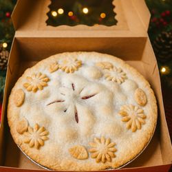 Olive Highway Bakehouse - Holiday berry pie made with old fashioned butter crust.