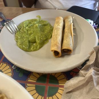 Tio's Mexican Food - Taquitos with only guacamole - Mexican Near Me - Fontana, California Tio's Mexican Food - Taquitos with only guacamole - Mexican Near Me - Fontana, California
