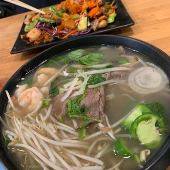 Cyclo Noodles - #14 pho added shrimp & #23 pad sa ew - Cambodian Near Me - Long Beach, California Cyclo Noodles - #14 pho added shrimp & #23 pad sa ew - Cambodian Near Me - Long Beach, California
