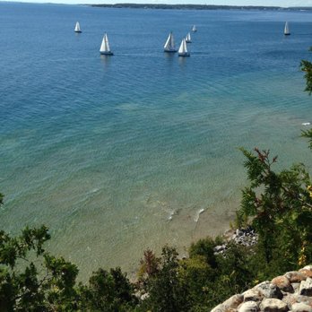 The Inn At Stonecliffe - Sailboats racing around the island - Venues & Event Spaces Near Me - Mackinac Island, Michigan The Inn At Stonecliffe - Sailboats racing around the island - Venues & Event Spaces Near Me - Mackinac Island, Michigan
