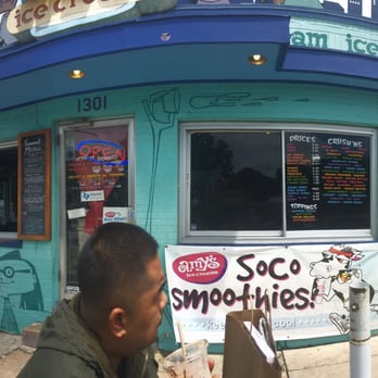 Amy's Ice Creams - Store front left to right: Window, specials, buddy, smoothies, flavors - Ice Cream & Frozen Yogurt Near Me - Austin, Texas Amy's Ice Creams - Store front left to right: Window, specials, buddy, smoothies, flavors - Ice Cream & Frozen Yogurt Near Me - Austin, Texas