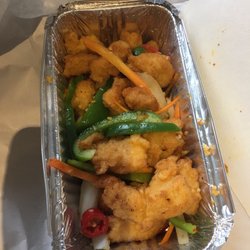 Ka's Chinese Takeaway - Salt & chilli chicken.