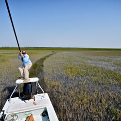 Winyah Guide Service - Flats skiff North Inlet fishing Georgetown, SC