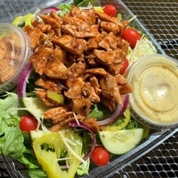 It's A Wrap Cafe - Jerk Chicken salad