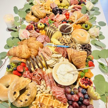 Jovial Boards - Brunch & charcuterie table runner 4ft. Contact us for your next event. - Caterers Near Me Jovial Boards - Brunch & charcuterie table runner 4ft. Contact us for your next event. - Caterers Near Me