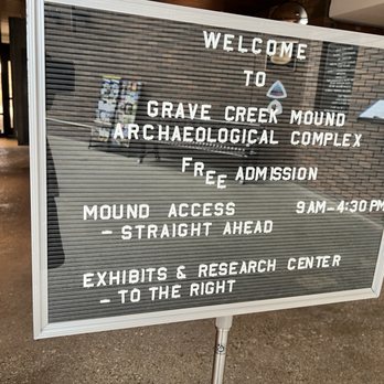Grave Creek Mound Archaeological Complex - Screw admission with hours - Cultural Center Near Me - Moundsville, West Virginia Grave Creek Mound Archaeological Complex - Screw admission with hours - Cultural Center Near Me - Moundsville, West Virginia