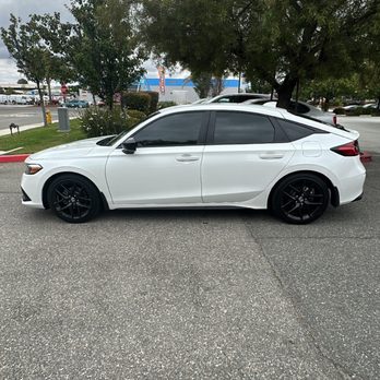 A Perfect Shade - Tint on my 2023 CIVIC - Car Window Tinting Near Me - Temecula, California