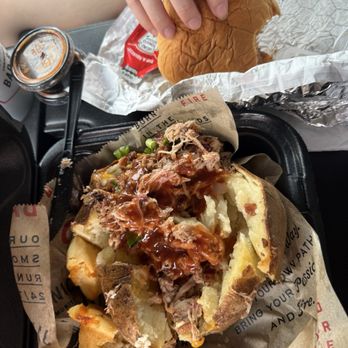 Jim 'N Nick's Bar-B-Q - Meal 1 pork sandwich Meal 2 baked potato - Barbeque Near Me - Smyrna, Tennessee Jim 'N Nick's Bar-B-Q - Meal 1 pork sandwich Meal 2 baked potato - Barbeque Near Me - Smyrna, Tennessee