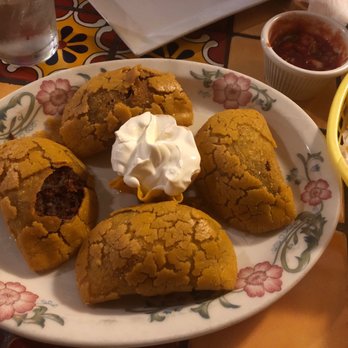 Monterrey - Steak empanadas app. The shell was very doughy tasting and the steak didnt taste like regular steak. - Mexican Near Me - Bristol, Connecticut Monterrey - Steak empanadas app. The shell was very doughy tasting and the steak didnt taste like regular steak. - Mexican Near Me - Bristol, Connecticut