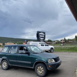 Sage Eatery - View of the sign outside.