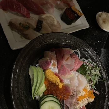 Arigato Sushi - Chirashi Bowl Premium and Ultimate 10 nigiri - Japanese Near Me - Santa Barbara, California Arigato Sushi - Chirashi Bowl Premium and Ultimate 10 nigiri - Japanese Near Me - Santa Barbara, California