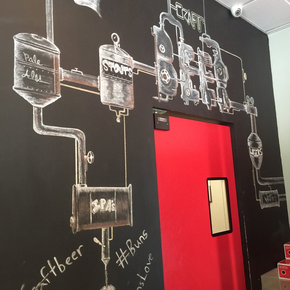 BUNS Burger Shop - Art work - Burgers Near Me - San Juan, Puerto Rico
