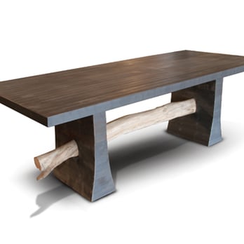 Olga Guanabara - Ode to the Manhattan Bridge - dining table designed and built in the space. - Furniture Stores Near Me Olga Guanabara - Ode to the Manhattan Bridge - dining table designed and built in the space. - Furniture Stores Near Me