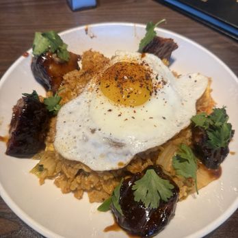 Thirsty Lion - Gochuchang Korean BBQ Pork & Kimchi Fried Rice - American Near Me - The Colony, Texas