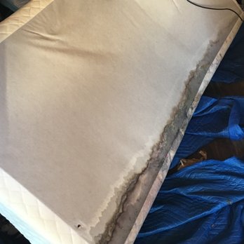 Casey Movers - this is the box spring with the mold all along the bottom edge that occurred while in storage with Casey Movers. Storage that cost me $2000 - Movers Near Me - Rockland, Massachusetts