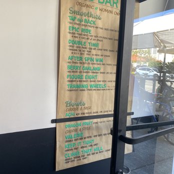 RIDE Bar - Food menu - Juice Bars & Smoothies Near Me - Oakland, California