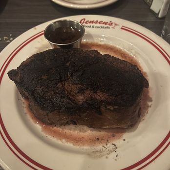 Jensen's food & cocktails - Blackened 14 oz Prime Rib - New American Near Me - Eagan, Minnesota