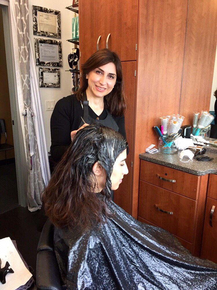 Threading & Hair Design By Haleh Logo