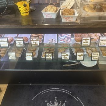 Queen Beans Cafe - Bakery selection. The dipped PB cookies are legend. - Coffee & Tea Near Me - Coraopolis, Pennsylvania