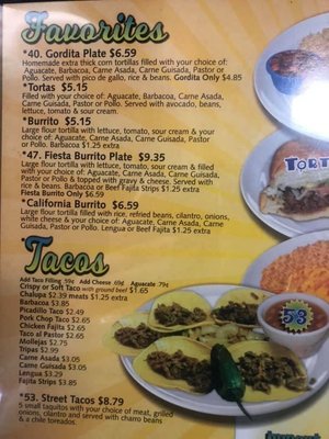 Menu photo 3 Taqueria Vallarta Yoakum, TX