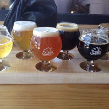 Broken Compass Brewing - Flight of six for $10. - Breweries Near Me - Breckenridge, Colorado Broken Compass Brewing - Flight of six for $10. - Breweries Near Me - Breckenridge, Colorado