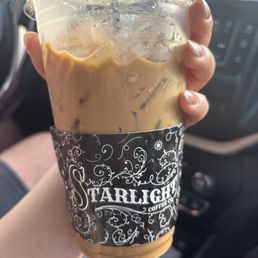 Iced starlight latte