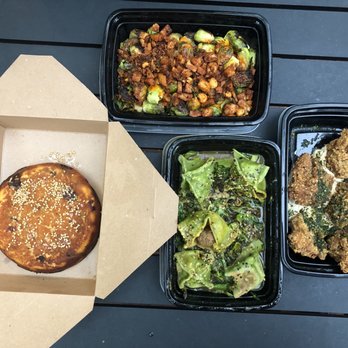 Sarma - Sesame Fried Chicken ($17), Cornbread ($13), Brussels Sprouts Bravas ($13), Lamb and Spinach Manti ($18) - Middle Eastern Near Me - Somerville, Massachusetts Sarma - Sesame Fried Chicken ($17), Cornbread ($13), Brussels Sprouts Bravas ($13), Lamb and Spinach Manti ($18) - Middle Eastern Near Me - Somerville, Massachusetts