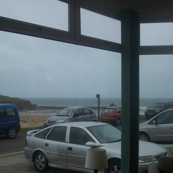 edgcumbe hotel - this  is the  fab views you get each morinig, from the front of hotel - Bed & Breakfast Near Me - Bude, CON