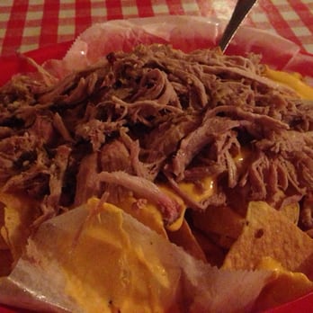 Red State BBQ - I'm pretty sure that I just destroyed my New Year's resolution. These pulled pork nachos were worth it though. - Barbeque Near Me - Lexington, Kentucky Red State BBQ - I'm pretty sure that I just destroyed my New Year's resolution. These pulled pork nachos were worth it though. - Barbeque Near Me - Lexington, Kentucky
