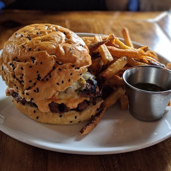 The Wheelhouse - Wheelhouse Burger! $12 - New American Near Me - St Joseph, Illinois