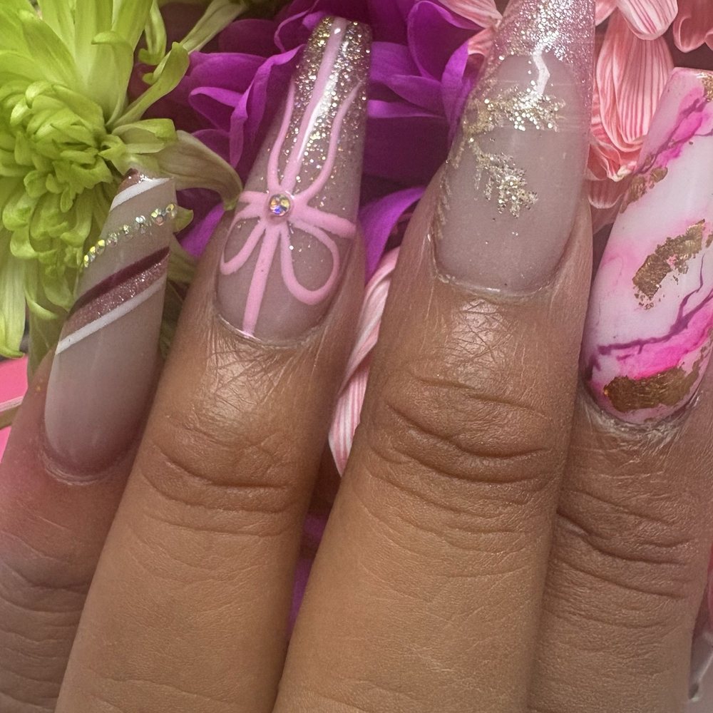 Lush Nail Bar - Christmas nails 2025/ a little of each season to create something different for Christmas - Nail Salons Near Me - Kennesaw, Georgia Lush Nail Bar - Christmas nails 2025/ a little of each season to create something different for Christmas - Nail Salons Near Me - Kennesaw, Georgia