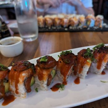 Fighting Fish - Spicy specialty roll - Sushi Bars Near Me - Richmond, Virginia Fighting Fish - Spicy specialty roll - Sushi Bars Near Me - Richmond, Virginia