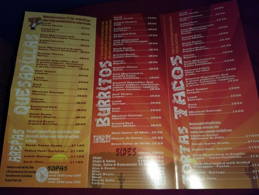Menu photo 4 Taqueria Cinco Groton, CT