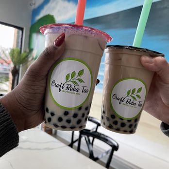Craft Boba Tea - Almond and chai latte boba - Juice Bars & Smoothies Near Me - Dallas, Texas