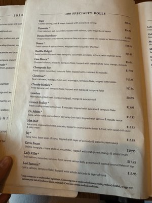 Menu photo 8 Sushi Cho Fairfax, VA Menu photo 8 Sushi Cho Fairfax, VA