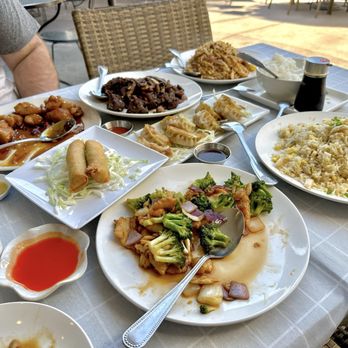 Peony Chinese Kitchen - What a feast! - Chinese Near Me - Laguna Beach, California