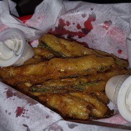 Yummy fried zucchini