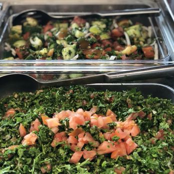 Amir - Tabouleh and Fatouche: two of our most popular salads made daily and always fresh. Only the best ingredients used here - Lebanese Near Me - Montreal, Quebec Amir - Tabouleh and Fatouche: two of our most popular salads made daily and always fresh. Only the best ingredients used here - Lebanese Near Me - Montreal, Quebec