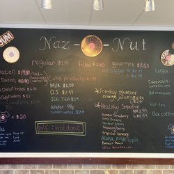 Naz-O-Nut Doughnuts - Menu