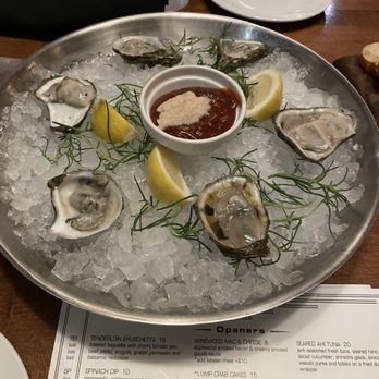 Winewood - Oysters -- super dry and not fresh at all - New American Near Me - Grapevine, Texas