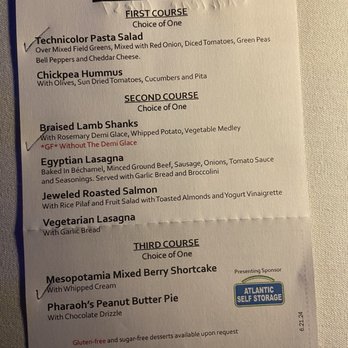 Alhambra Theatre & Dining - Menu - Performing Arts Near Me - Jacksonville, Florida