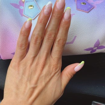 Jasmine Nails & Spa - Silk wrap gel mani with design - Nail Salons Near Me - Port Washington, New York Jasmine Nails & Spa - Silk wrap gel mani with design - Nail Salons Near Me - Port Washington, New York