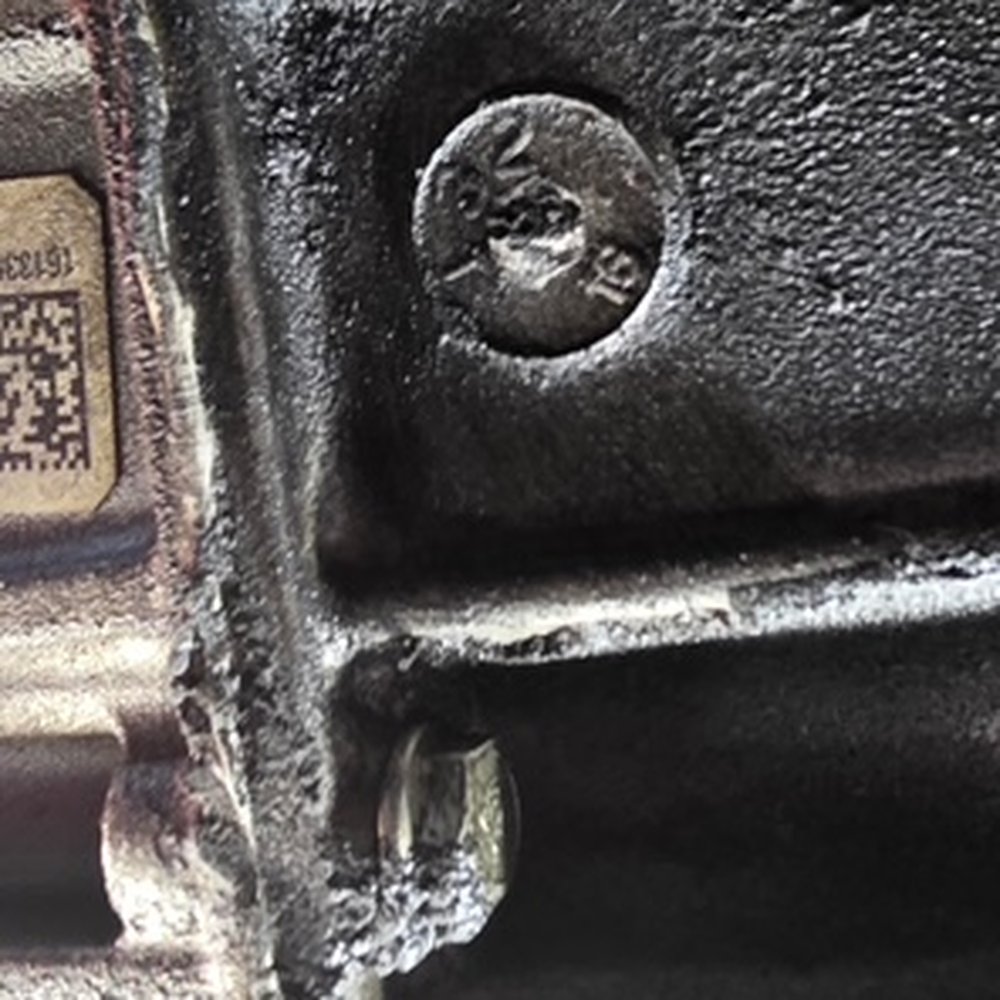 Where they thought they could remove the "plug" - there isn't one here. Where they thought they could remove the "plug" - there isn't one here.