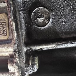 Where they thought they could remove the "plug" - there isn't one here. Where they thought they could remove the "plug" - there isn't one here.